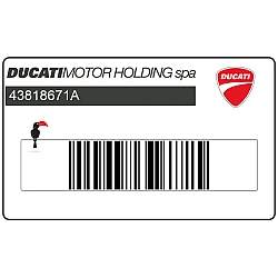 Ducati Corse Aufkleber für Verkleidung links, linke Seite