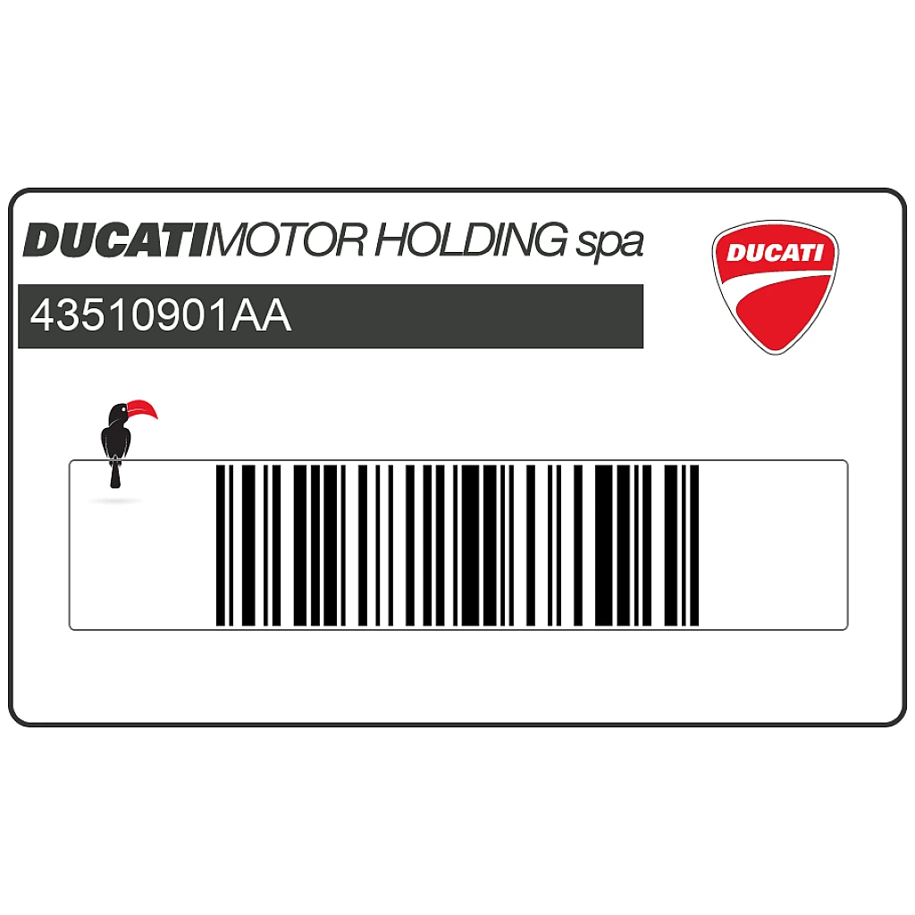 Ducati Superbike 996 Kraftstofftank DUCATI Emblem OEM 43510901AA