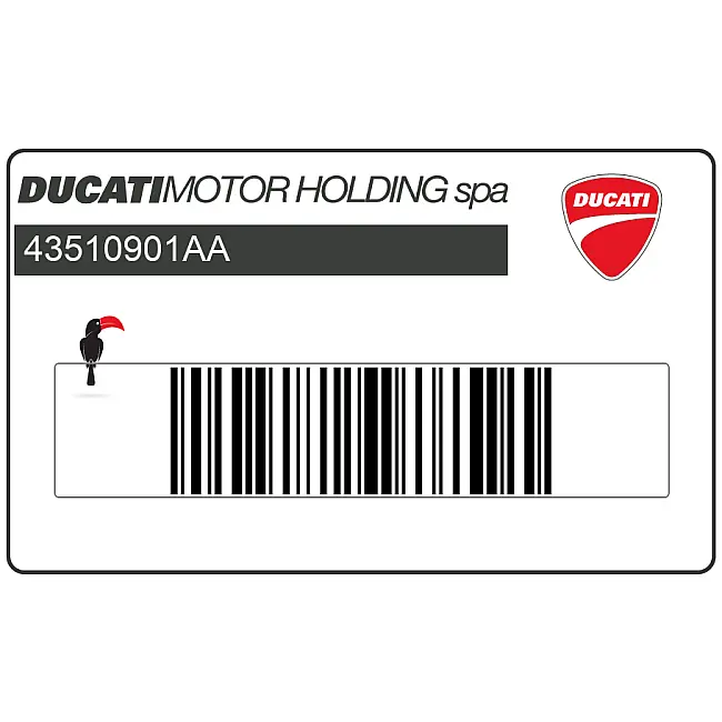 Ducati Superbike 996 Fuel Tank DUCATI Emblem OEM 43510901AA