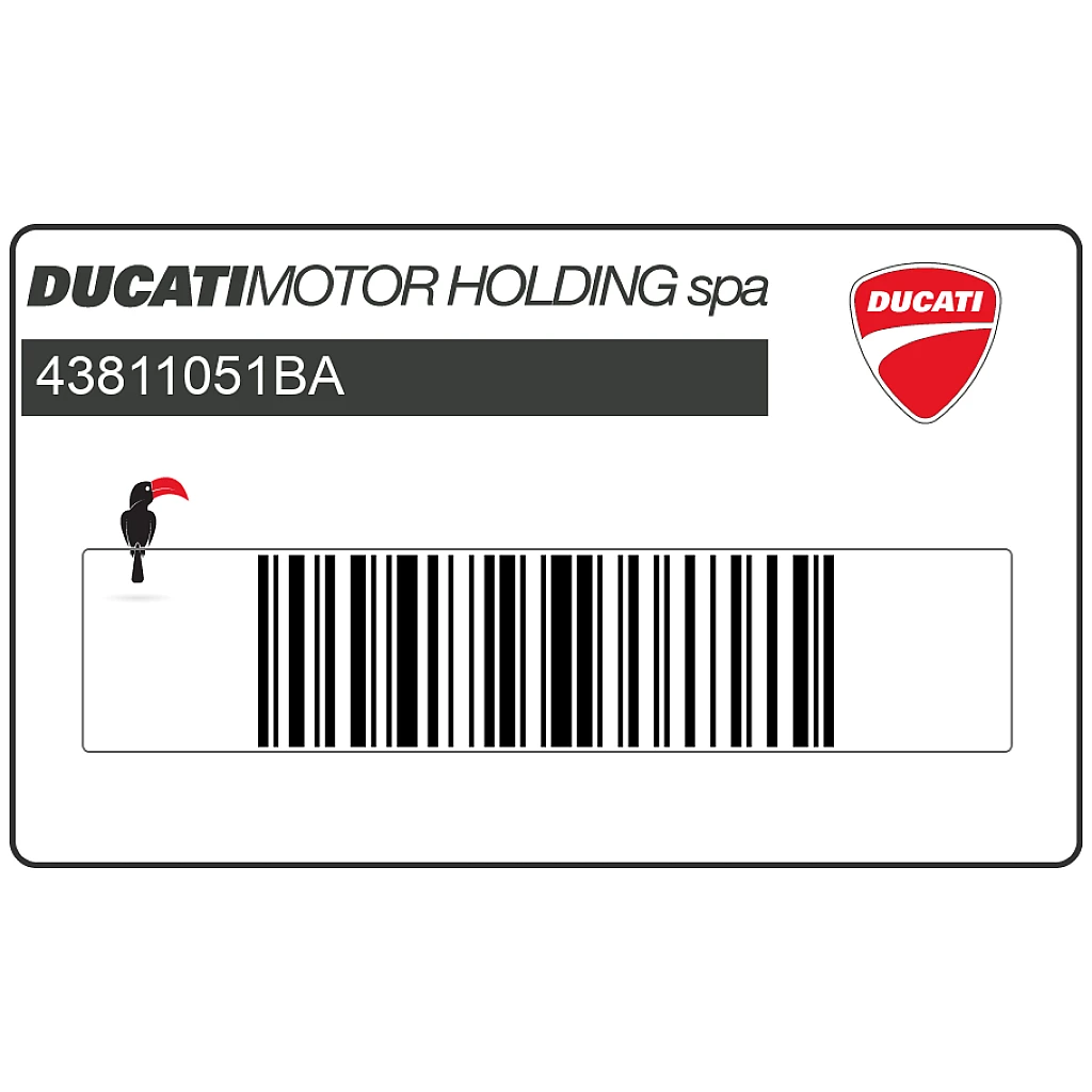 Ducati Superbike 996 Pegatina de Colín DUCATI 996 SPS OEM 43811051BA