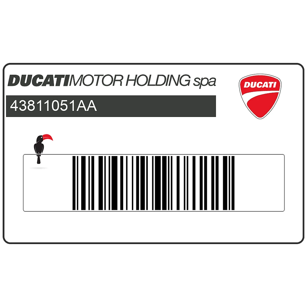 Ducati Superbike 996 Sitz DUCATI 996 Aufkleber OEM 43811051AA