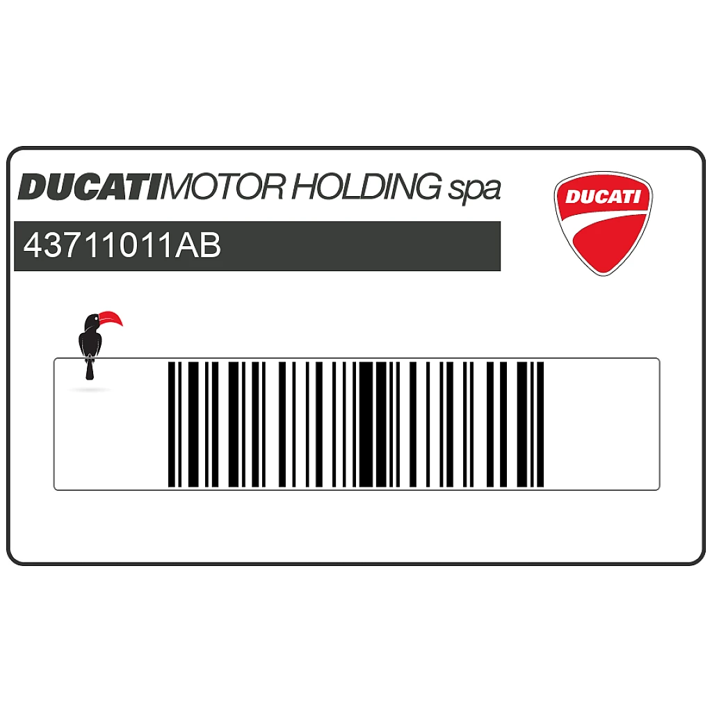 Ducati Superbike 996 Side Fairing DESMOQUATTRO Emblem OEM 43711011AB