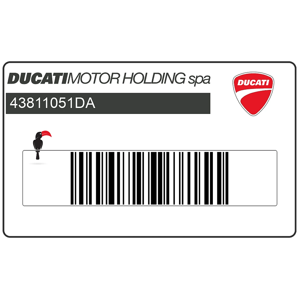 Ducati Superbike 996 Heckverkleidung DUCATI 996S Emblem OEM 43811051DA