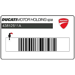 Autocollant de coque droite DUCATI 998S, côté droit