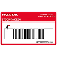 HONDA Aufkleber mit Reifenkennzeichnung für Schwinge 87505-MAK-E20