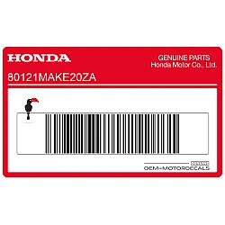 Adesivo logo posteriore Honda