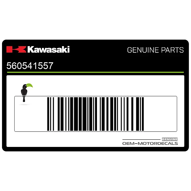 Emblème River Mark pour carénage supérieur Kawasaki NINJA H2R OEM 560541557