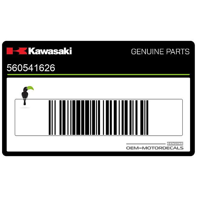 Kawasaki Ninja H2R Emblème Ninja pour flanc de carénage Logo OEM 56054-1626
