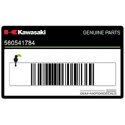 Emblema H2R para tapa lateral, lado izquierdo