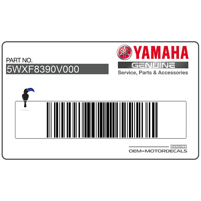 Yamaha TZR50 Side Cowling Graphic Set OEM 5WXF8390V000