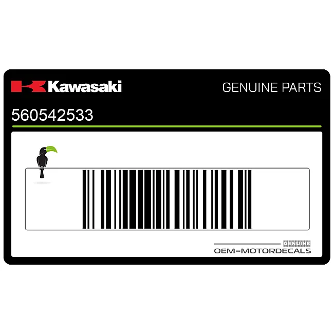 Emblème SUPERCHARGED Kawasaki Ninja H2R flanc carénage graphique OEM original 560542533