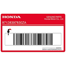 Emblema fiancata CG125, lato destro