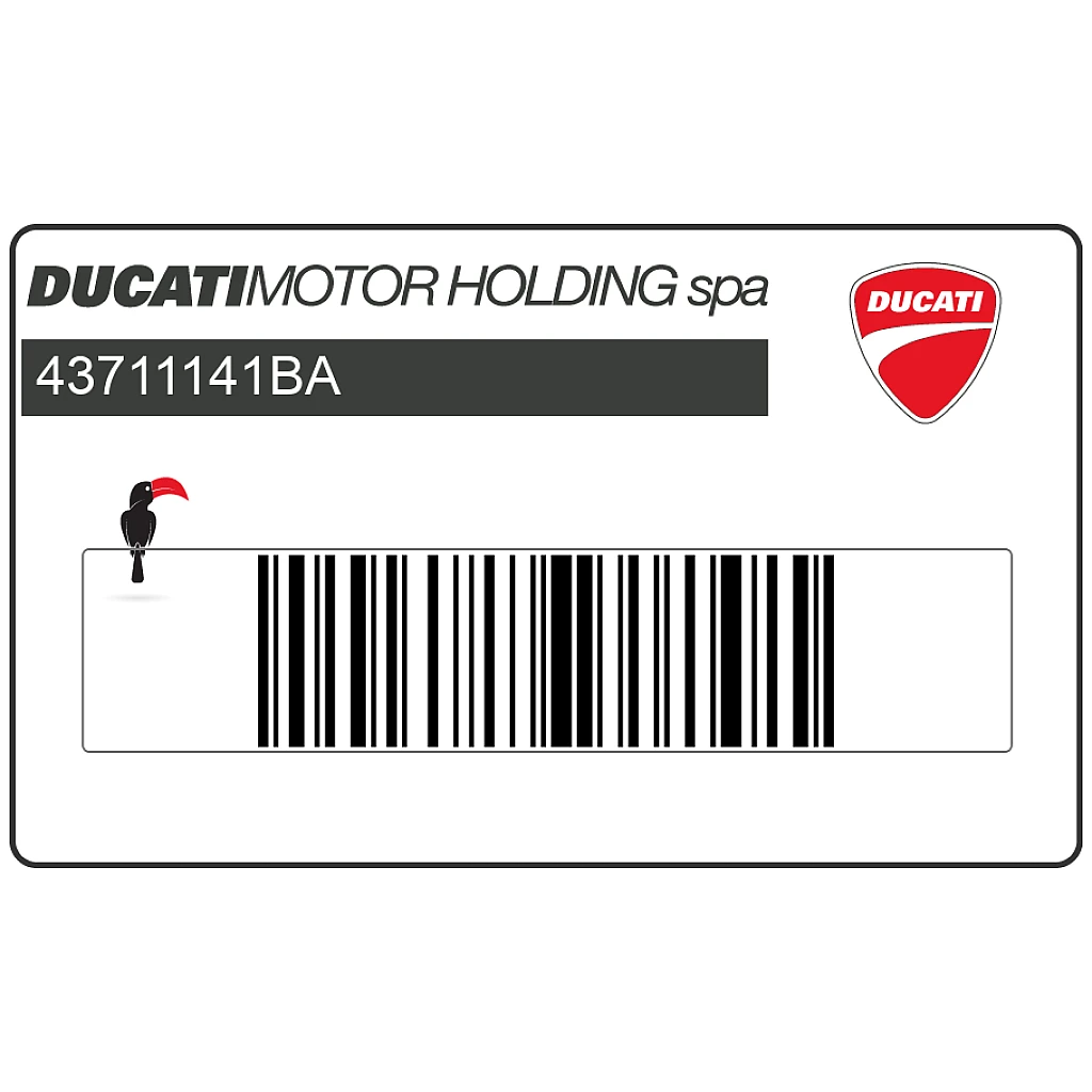 Ducati ST4S 996 Sport Touring Adesivo carenatura lato destro DUCATI ST4s Lato Destro OEM 43711141BA