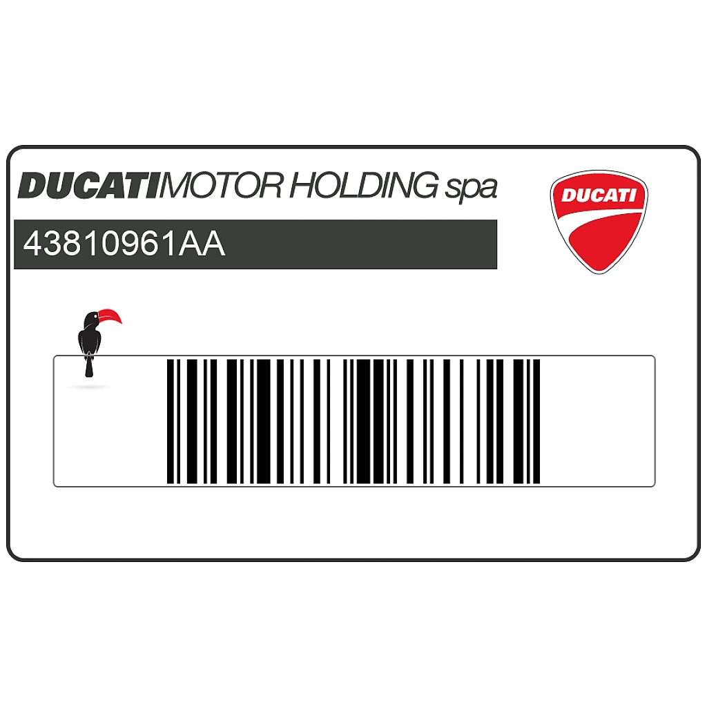 Ducati ST4S 996 Sport Touring Emblema carenatura DUCATI OEM 43810961AA