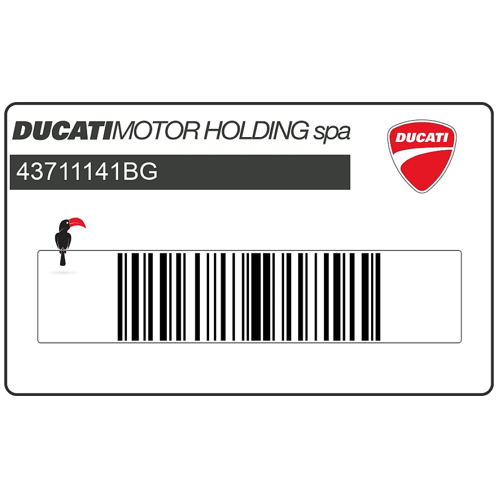 Ducati ST4S Rechte Verkleidung DUCATI ST4S Aufkleber Rechte Seite OEM 43711141BG