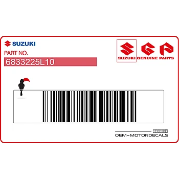 Pegatina de información de neumáticos para basculante