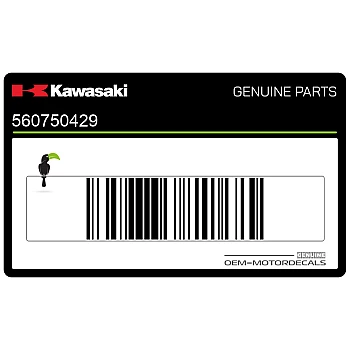 Autocollant de carénage supérieur Ninja H2, partie supérieure droite