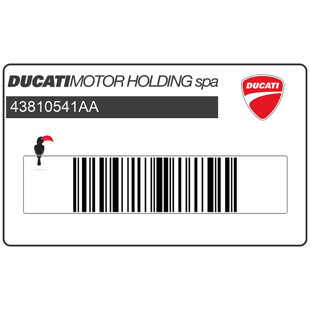 Ducati Superbike 748 Adesivo Codone DUCATI 748S OEM 43810541AA