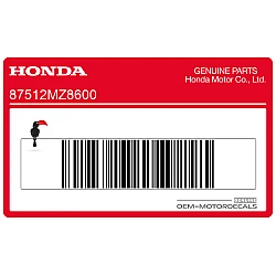 Accessory warning label, left side