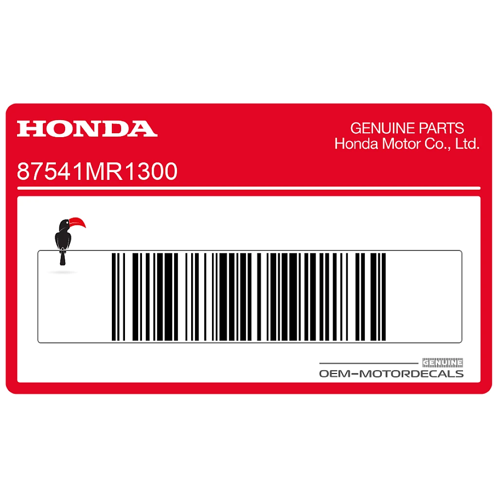 Honda VT600C Shadow Aufkleber für linke Seitenverkleidung mit Ölmengenangabe links OEM 87541MR1300
