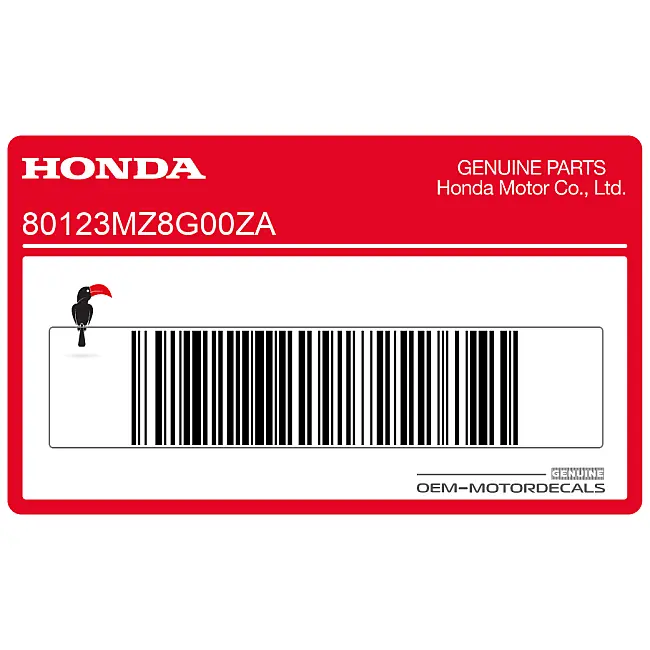 Honda VT600C Shadow Naklejka na zbiornik OEM 80123MZ8G00ZA