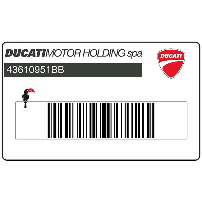 Ducati ST4 916 Sport Touring Fairing Sport Touring 4 Graphic OEM 43610951BB