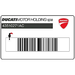 Naklejka z logo DUCATI na zbiornik paliwa