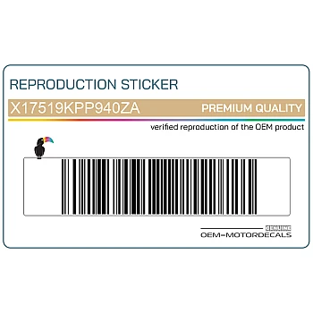 Brandstoftank Repsol sticker, linkerzijde