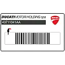 Lewa połówka owiewki DUCATI 900 naklejka, lewa strona