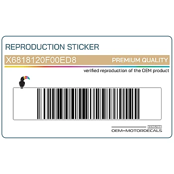 Emblema carenatura laterale SV650S
