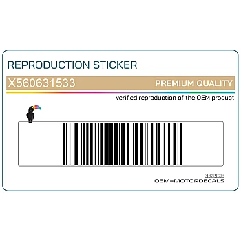 Autocollant de carénage central supérieur Ninja ZX-9R, côté droit
