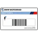 Right side fairing S1000RR inscription decal, right side