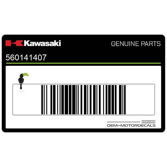 Kawasaki ZZ-R250 Tank KAWASAKI Embleem OEM 560141407