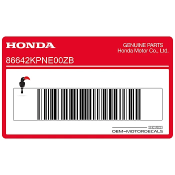 Pegatina para panel lateral, lado izquierdo