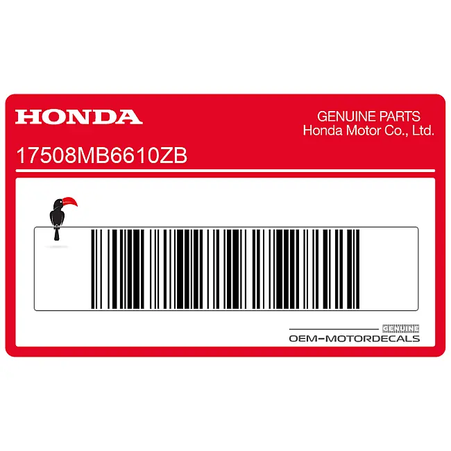 Pegatina depósito Honda VF1000 OEM 17508MB6610ZB
