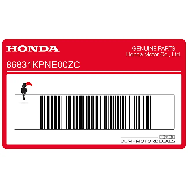 Honda CB125F Adesivo fiancata CB125F lato destro OEM 86831KPNE00ZC