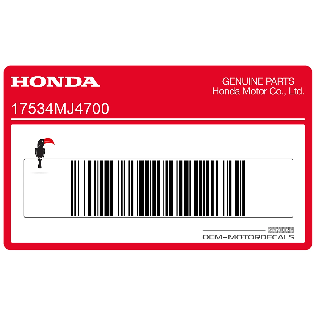 Honda VF1000 Right Side Bodywork Stripe Decal Right Side OEM 17534MJ4700