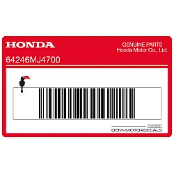 Fuel tank stripe decal