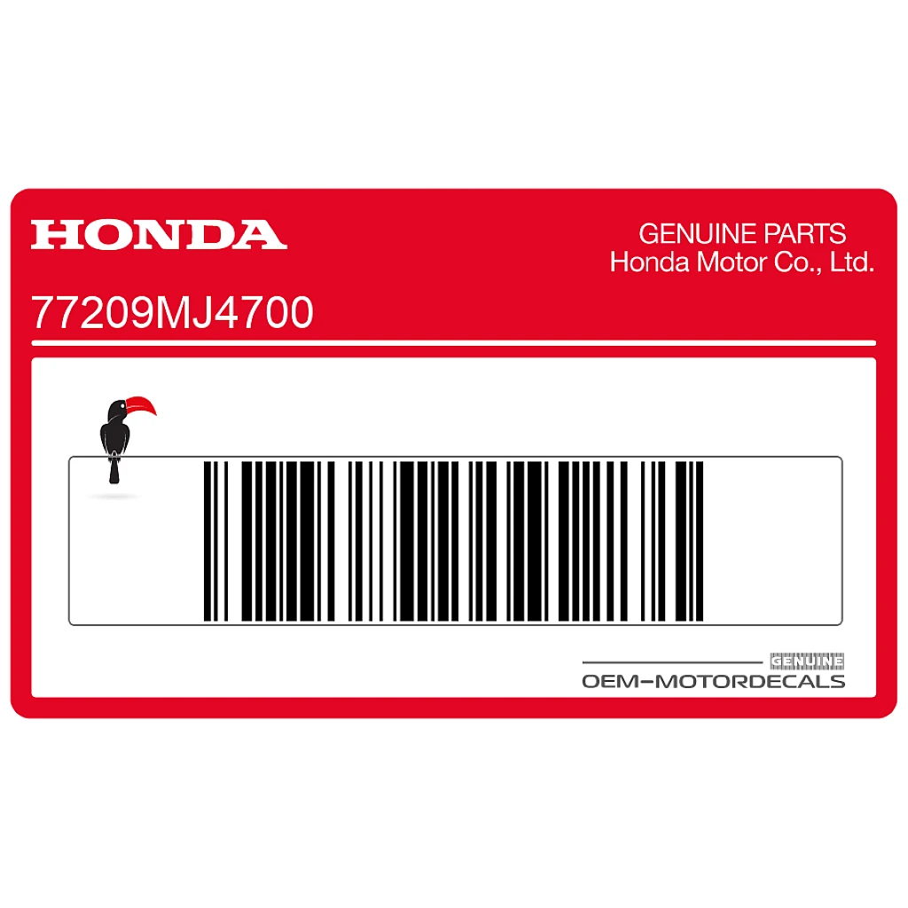 Adesivo codone posteriore Honda VF1000 Destro OEM 77209MJ4700
