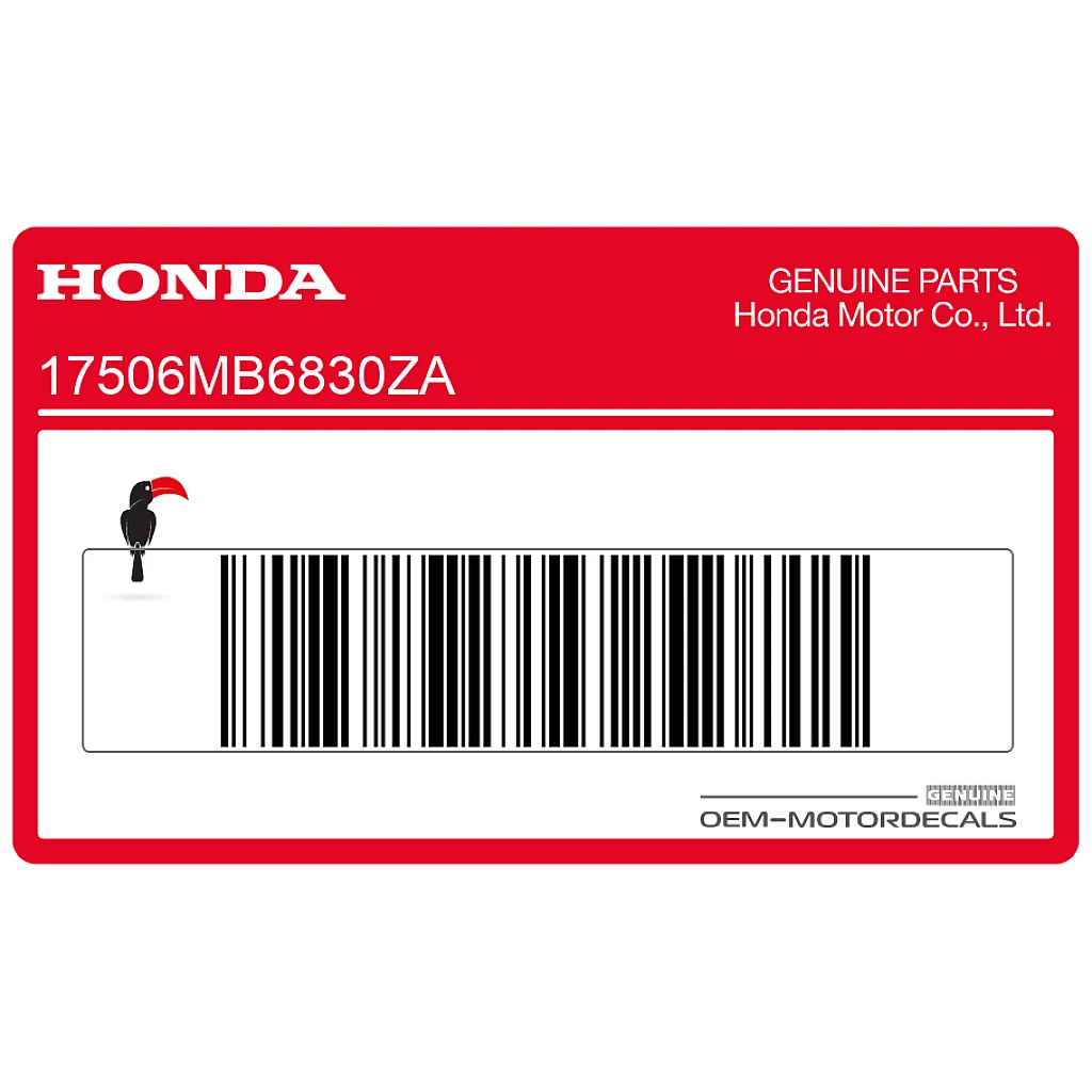 Honda VF1000 Fuel Tank VF1000R Graphic Right Side OEM 17506MB6830ZA