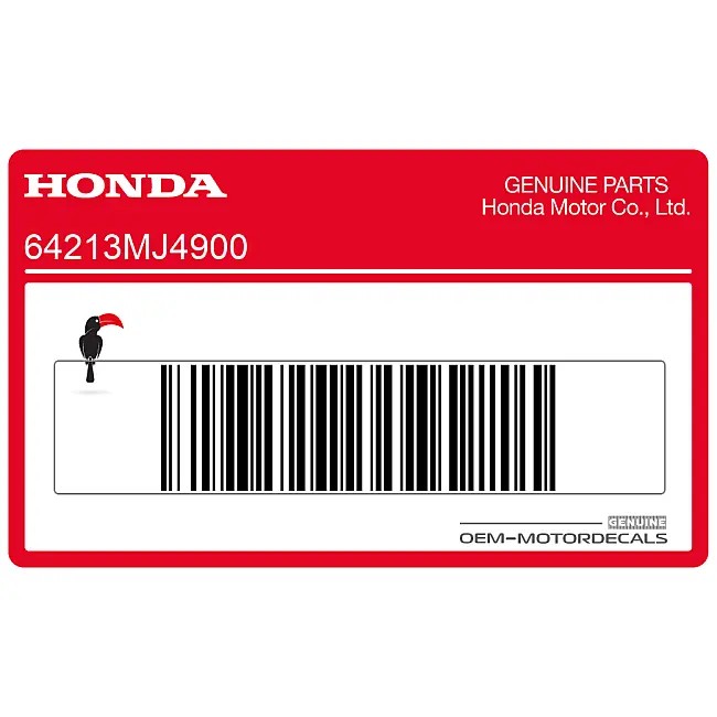 Pegatina Carenado Derecho Honda VF1000 Lado Derecho OEM 64213MJ4900