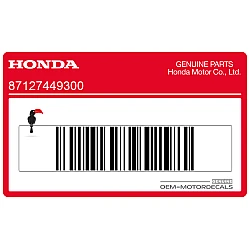CX500 CUSTOM side cover stripe, left side