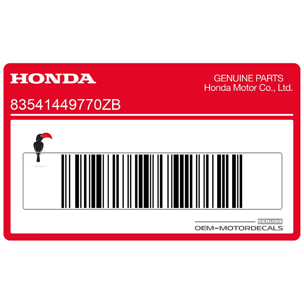 Honda CX500C CUSTOM Right side cover stripe right side OEM 83541449770ZB
