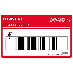 Side cover stripe, right side