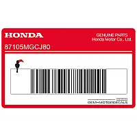 HONDA Emblema per fiancata CB1100 87105-MGC-J80