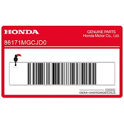 Kraftstofftank HONDA Emblem, rechte Seite