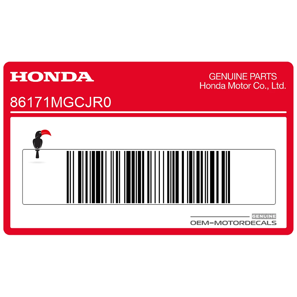 Honda CB1100 Emblemat Prawa Strona Honda 160mm OEM 86171MGCJR0