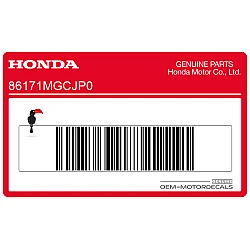 Emblemat HONDA na pokrywę boczną, prawa strona