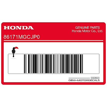 Emblemat HONDA na pokrywę boczną, prawa strona