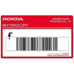 Linke Seitenverkleidung HONDA Emblem, linke Seite